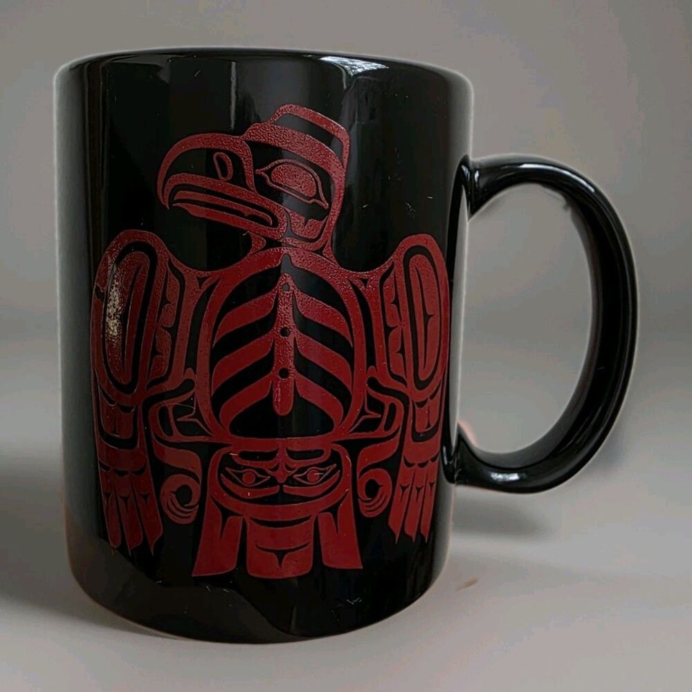 Corey Bulpitt Red Eagle First Nation Haida Tlingit Canadian Designed Coffee Mug
